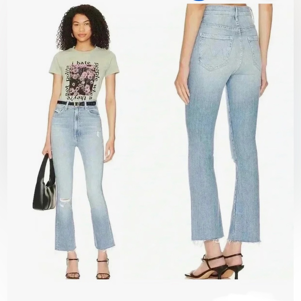 Mother Denim Tippy Top Insider Ankle Jeans
